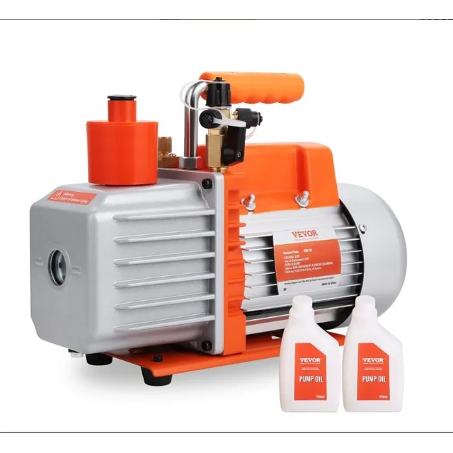 Bomba De Vacio 7 Cfm 1/2hp 110v 2 Etapa Paleta Rotativa 