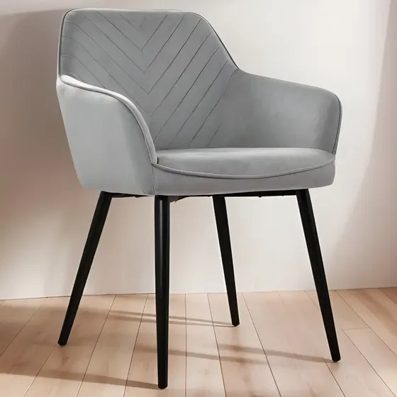 Silla De Diseño Milei Gris Bonno