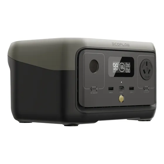 Estación De Energía Portátil Ecoflow River2 -generador Solar Color Negro Voltaje Máximo Del Sistema 220v