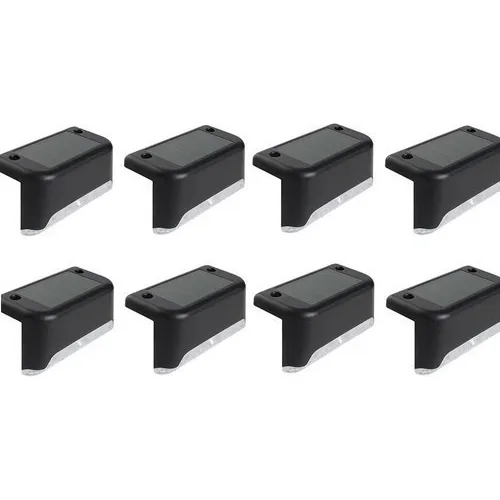 8pcs Led Paso Escalera Lámpara Balcón Valla Decoración Luz