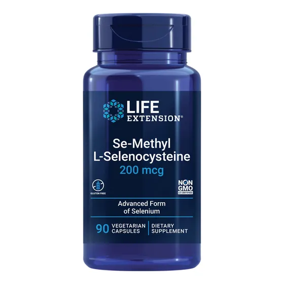 Suplemento Life Extension Se-metílico L-selenocisteína 200 M