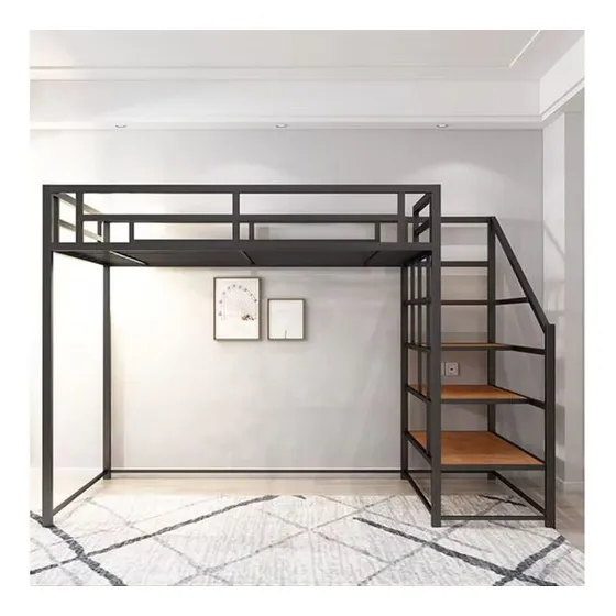 Cama Individual Hierro Y Madera Mueblestkhome