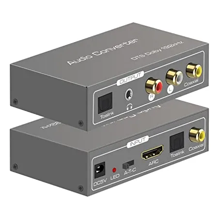 Convertidor De Audio Vpfet Hdmi Arc: Digital A Analgico Dac