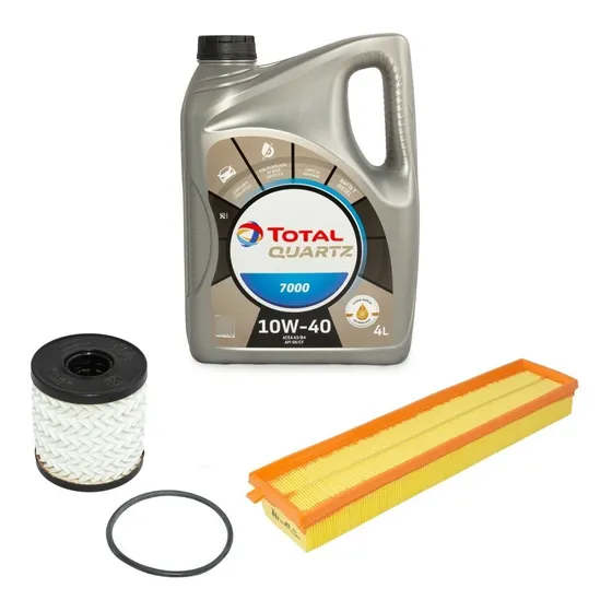 Kit 2 Filtros + Aceite Peugeot 207 307 308 408 1.6n Original