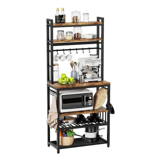 Monesti Estante Cocina 6 Nivele Almacenamento 16 Gancho