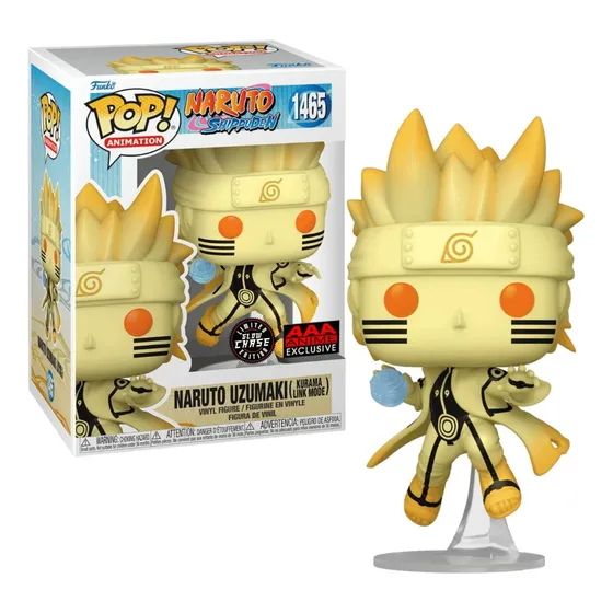 Funko Pop Naruto Modo Kurama 1465 Chase Glow Limited Edition