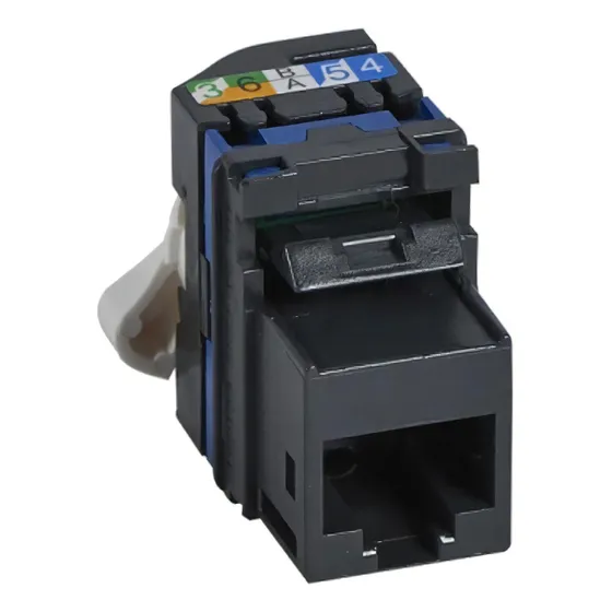 Conector Modular Keystone Rj45 Femea Cat5e Preto Legrand