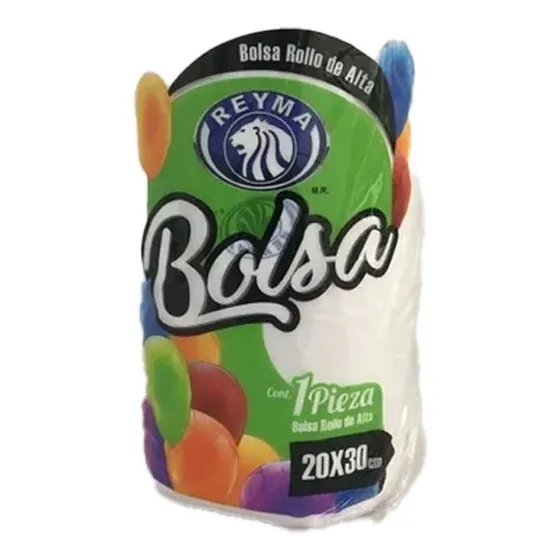 Bolsa En Rollo De Plástico 20x30 Alta Densidad 1.8 Kg Aprox