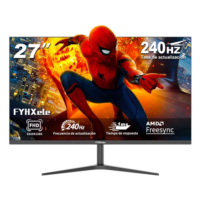 Monitor Gamer Fyhxele Ips 27 Fhd 240hz Led 1k 1080p 1ms Vesa monitor 27 pulgadas de computadora