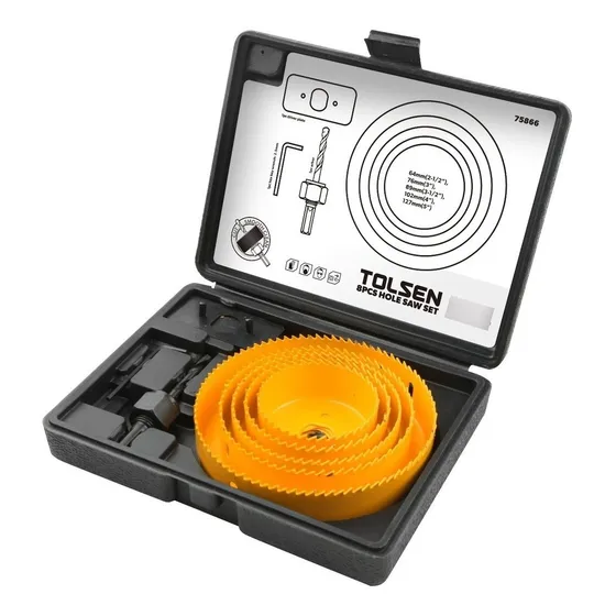 Juego Sierra De Copa 8 Piezas Tolsen 75866
