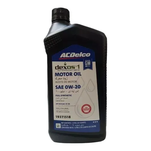 Aceite Acdelco 0w20 Dexos1 Sintetico 1l. L46