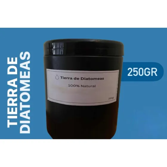 Tierra De Diatomeas 250gr Grado Alimenticio, Alemana