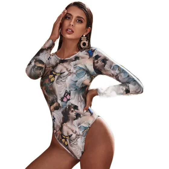 Traje De Baño Adolescente Xs Enteriz Manga Larga