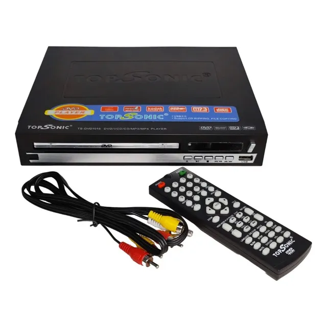 Reproductor Dvd Multiformatos Puerto Usb Top Sonic Super Pre