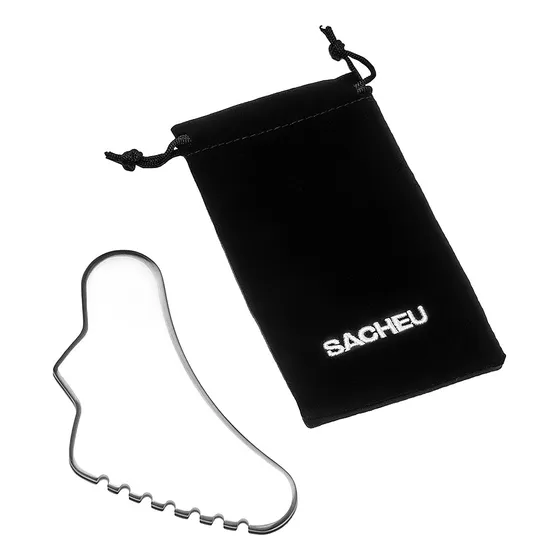 Sacheu Beauty Gua Sha Corporal 100% Acero Inoxidable