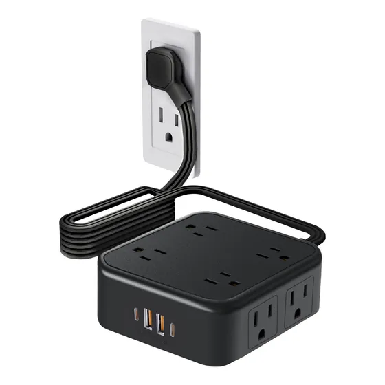 Placa Alimentación Multicontacto Con 8 Salidas 3usb 1 Type-c