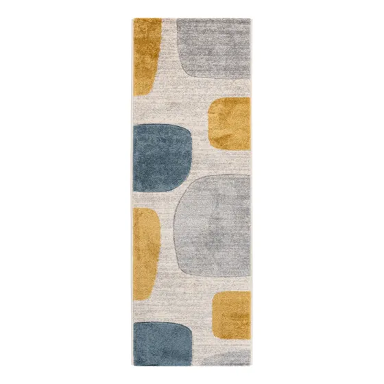 Alfombra Orleans 060x240 E0900 D.grey Cream Ancho 60 cm Largo 240 cm