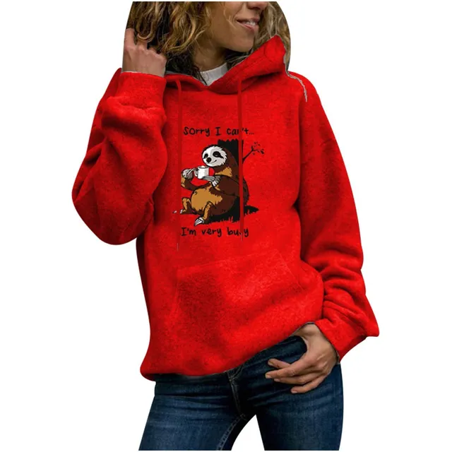 Tops Sudadera Pullover Blusa Larga Casual Señora Manga Mujer