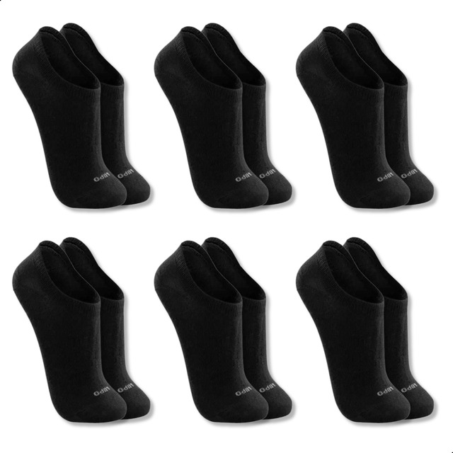 Kit 6 Pares Meias Lupo Soquete Invisível Cano Baixo Original Kit 6 Pares Meias Lupo Soquete Invisível Cano Baixo Original