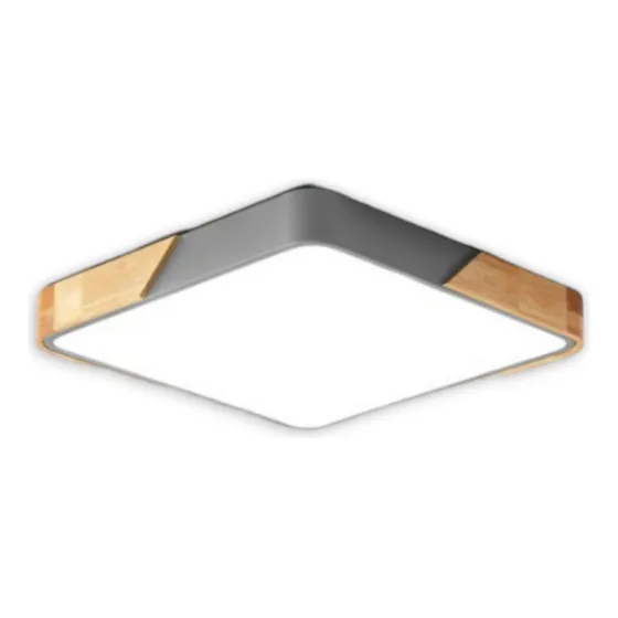 Lámpara Moderna Led De Techo Cuadrada, Cuarto (te165) 