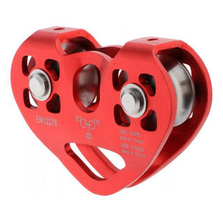 30kn Zip Line Climbing Polea Doble Tandem Trolley Para Rojo 30kn Zip Line Climbing Polea Doble Tandem Trolley Para Rojo