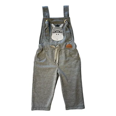 Jardineira Macia Infantil Bebe Comprida Menina Menino