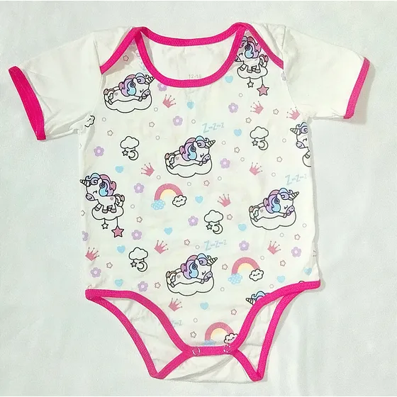 Body Unicornio Bebé Algodon