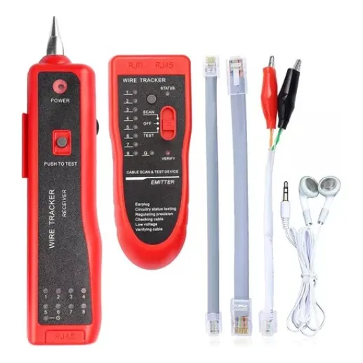 Lan Network Tester Utp Stp Rj45 Rj11 Buscador De Línea Rastreador De Cables Telefónicos Para Intercalar Cables De Red Probador De Línea Telefónica