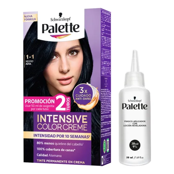 Tinte Cabello Palette Color Creme Permanente + Oxigenta