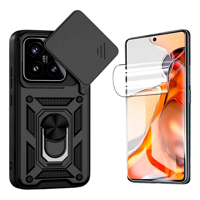 Funda Estuche Carcasa Con Anillo Anti Choque Reforzado Case Protector Pantalla Hidrogel