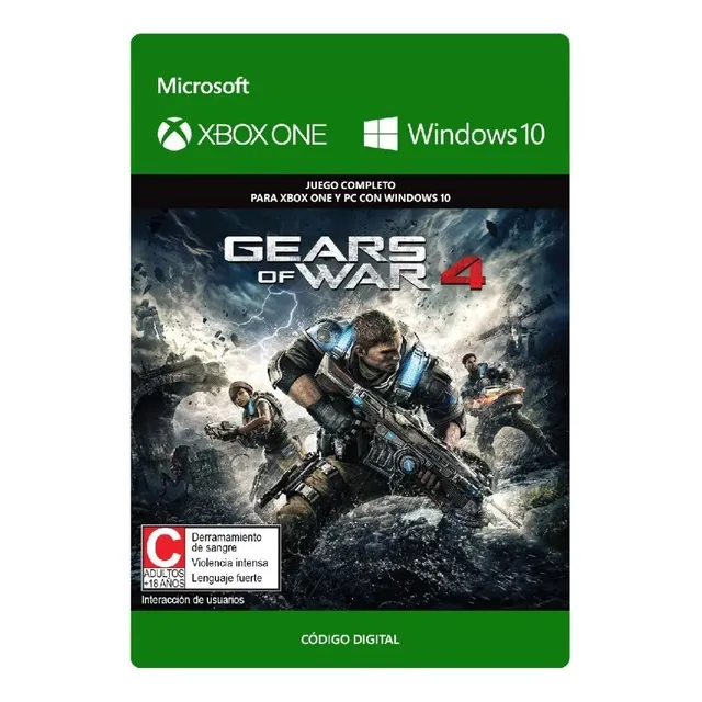 Gears Of War 4 - Xbox One - Series Xs & Pc (Reacondicionado)