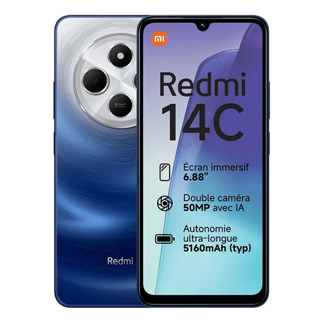 Smartphone Xiomi Redmi 14c 6/128gb Azul Dual Sim