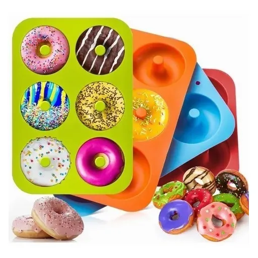 Molde De Silicona Para Dona 4 Piezas