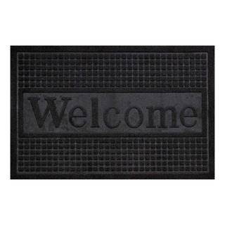 Tapete Entrada Casa Welcome Poliéster Antiderrapante 60x40cm Tapete Entrada Casa Welcome Poliéster Antiderrapante 60x40cm