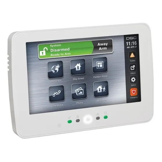 Teclado De Alarma De Pantalla Táctil De 7 Dsc