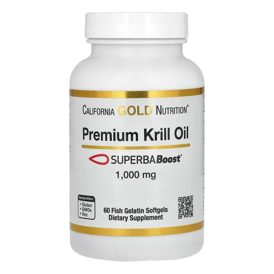 Aceite De Krill Premium De California Gold Nutrition Con Sup
