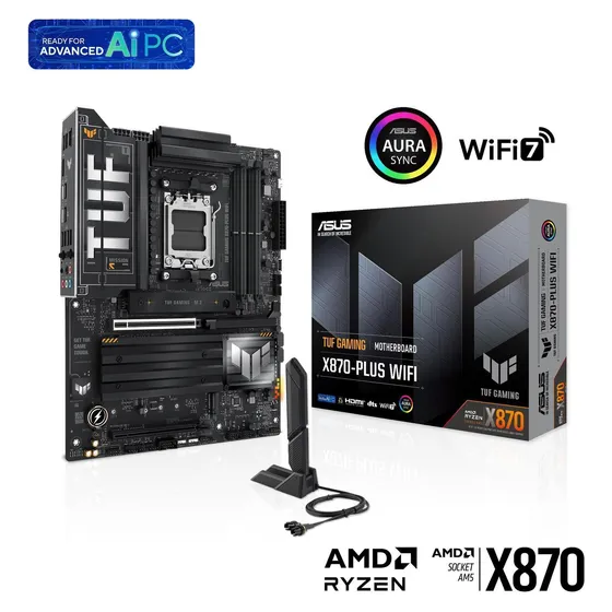 Tarjeta Madre Asus Tuf Gaming X870-plus Wifi Am5 Atx Ddr5