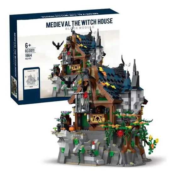 Juego De Bloques De Construcción Medieval Magic House Tavern