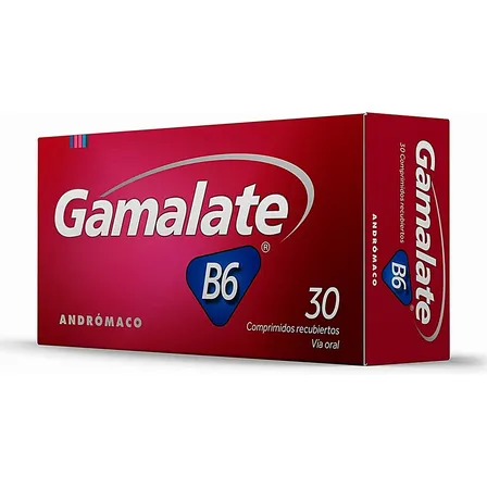 Gamalate B6 30 Comprimidos Estimula La Concentración Sabor Sin Sabor