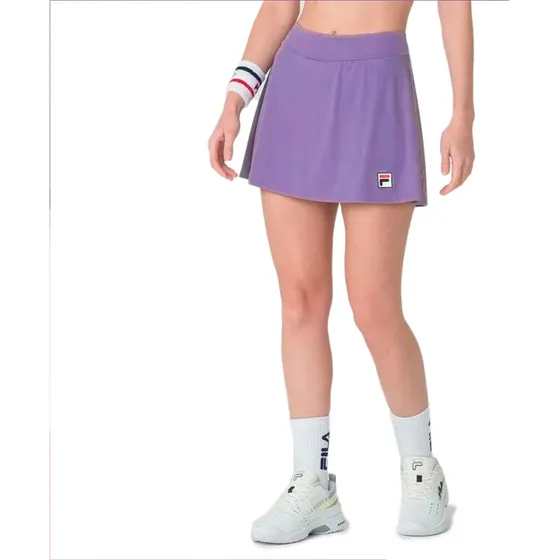 Pollera Con Short De Mujer Fila Tennis Basic - Violeta Azula