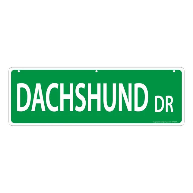 Señal Calle Dachshund