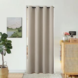 Cortina Para Puerta Camel Bgment De 80 Pulgadas De Largo Par Cortina Para Puerta Camel Bgment De 80 Pulgadas De Largo Par