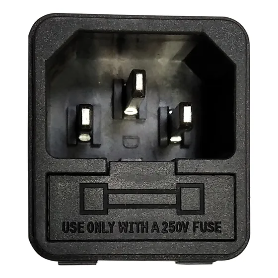 Toma Corriente Fuente De Poder Macho 10a 250v 3 Pin C14 F8
