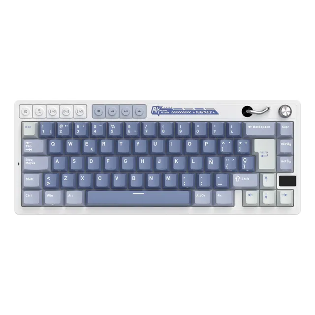 Teclado Mecánico Inalámbrico Español Rk Royal Kludge M65blue