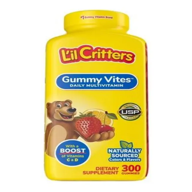 Gummy Vites Multivitaminico 300 Gomitas Lil Critters