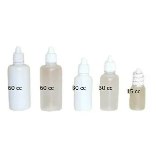 Envase Gotero De Plástico De 30cc Color Blanco