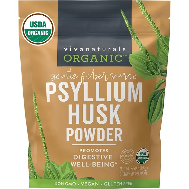 Psyllium Fibr Polvo Digestion Nogluten No Lactosa Vegan 500g Sabor Ninguno