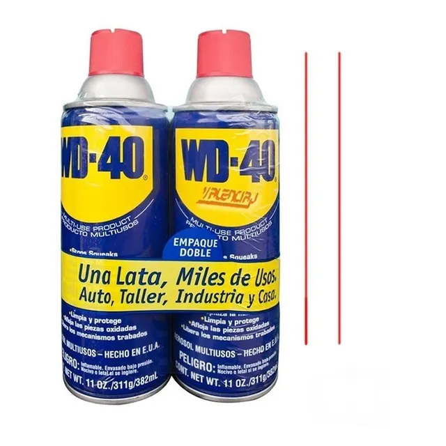 Lubricante Wd40 2pk/382ml Spry Wd40 X 2 Und Multiuso