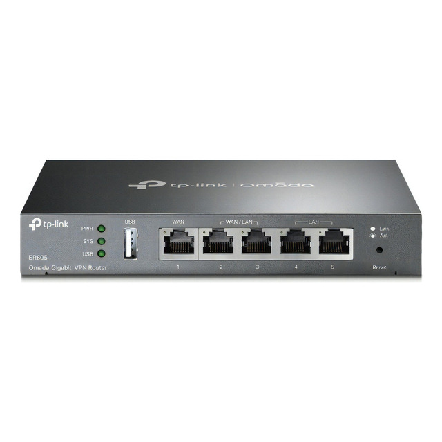 Roteador Tp-link Load Balance Router Multi-wan Vpn Tl-er605