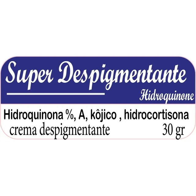 Despigmentante , Aclarante Hidroquinona + Acido Kojico 50 G Tipo de piel Seca